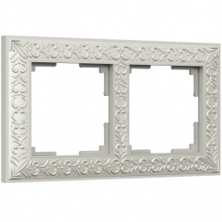 Рамка на 2 поста жемчужный_WL07-Frame-02 Werkel Рамка на 2 поста жемчужный_WL07-Frame-02 Werkel