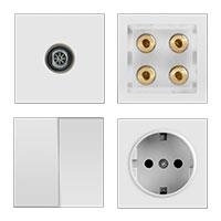 Розетки, выключатели, диммеры