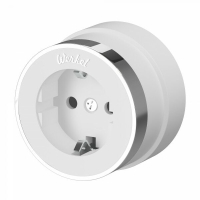 Белый матовый/хром